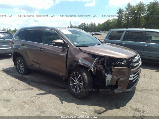 TOYOTA HIGHLANDER 2019 5tdjgrfh4ks071364