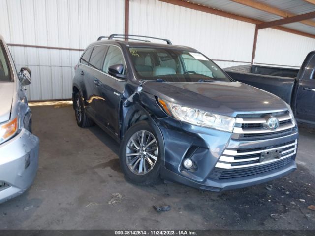 TOYOTA HIGHLANDER HYBRID 2017 5tdjgrfh6hs031120