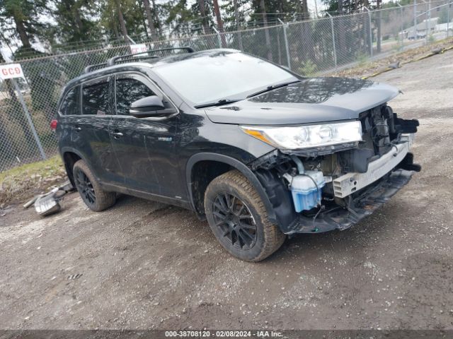 TOYOTA HIGHLANDER HYBRID 2018 5tdjgrfh6js041796