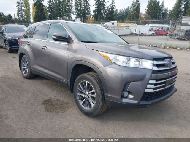 TOYOTA HIGHLANDER HYBRID 2019 5tdjgrfh6k2056669