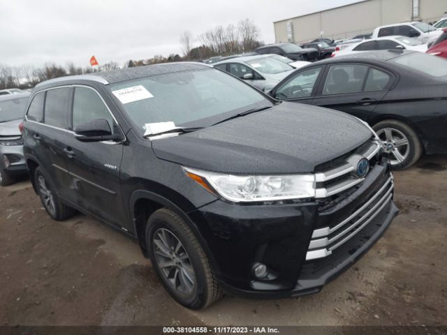 TOYOTA HIGHLANDER HYBRID 2019 5tdjgrfh6ks077201