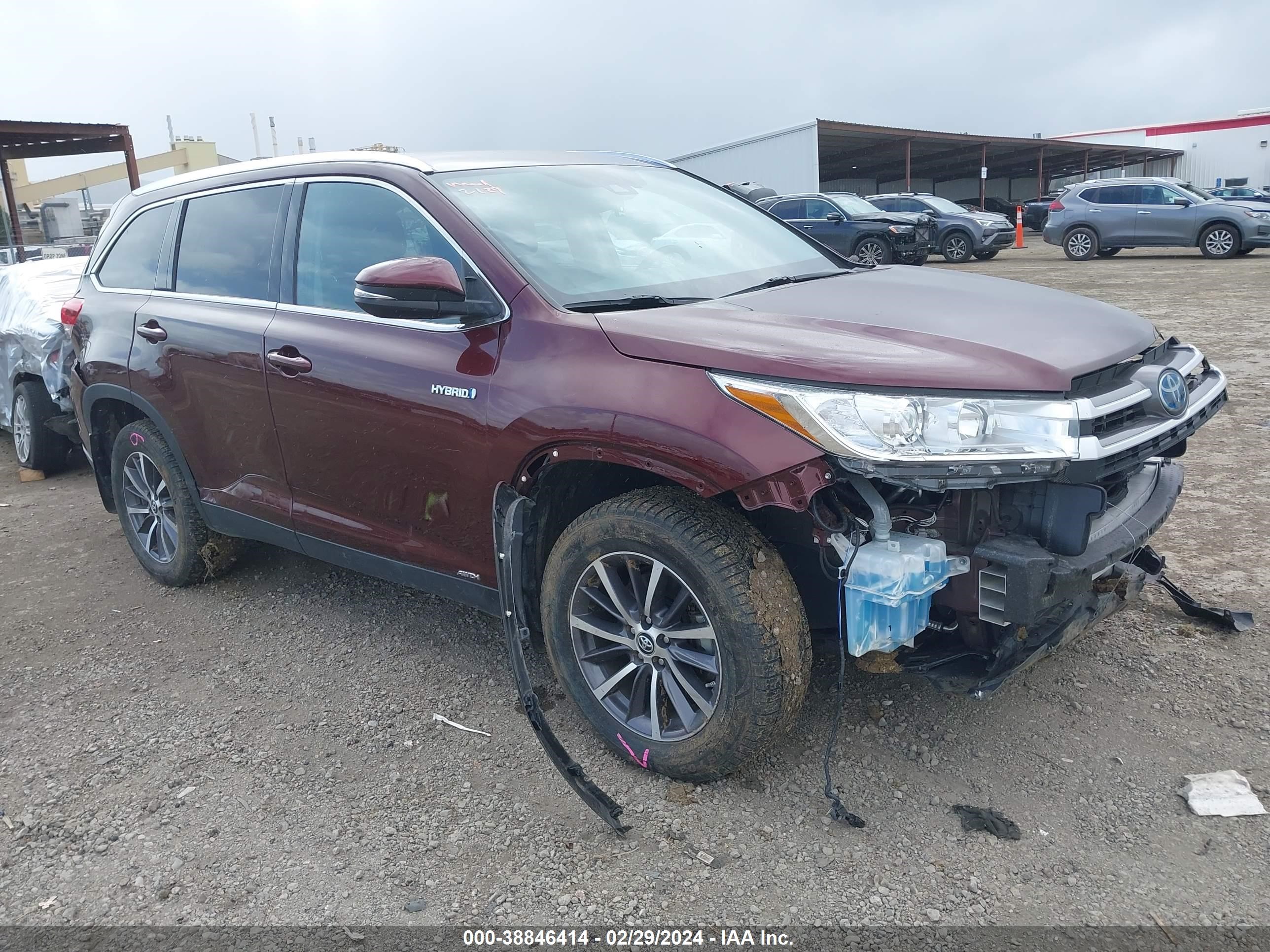 TOYOTA HIGHLANDER 2019 5tdjgrfh8ks058374