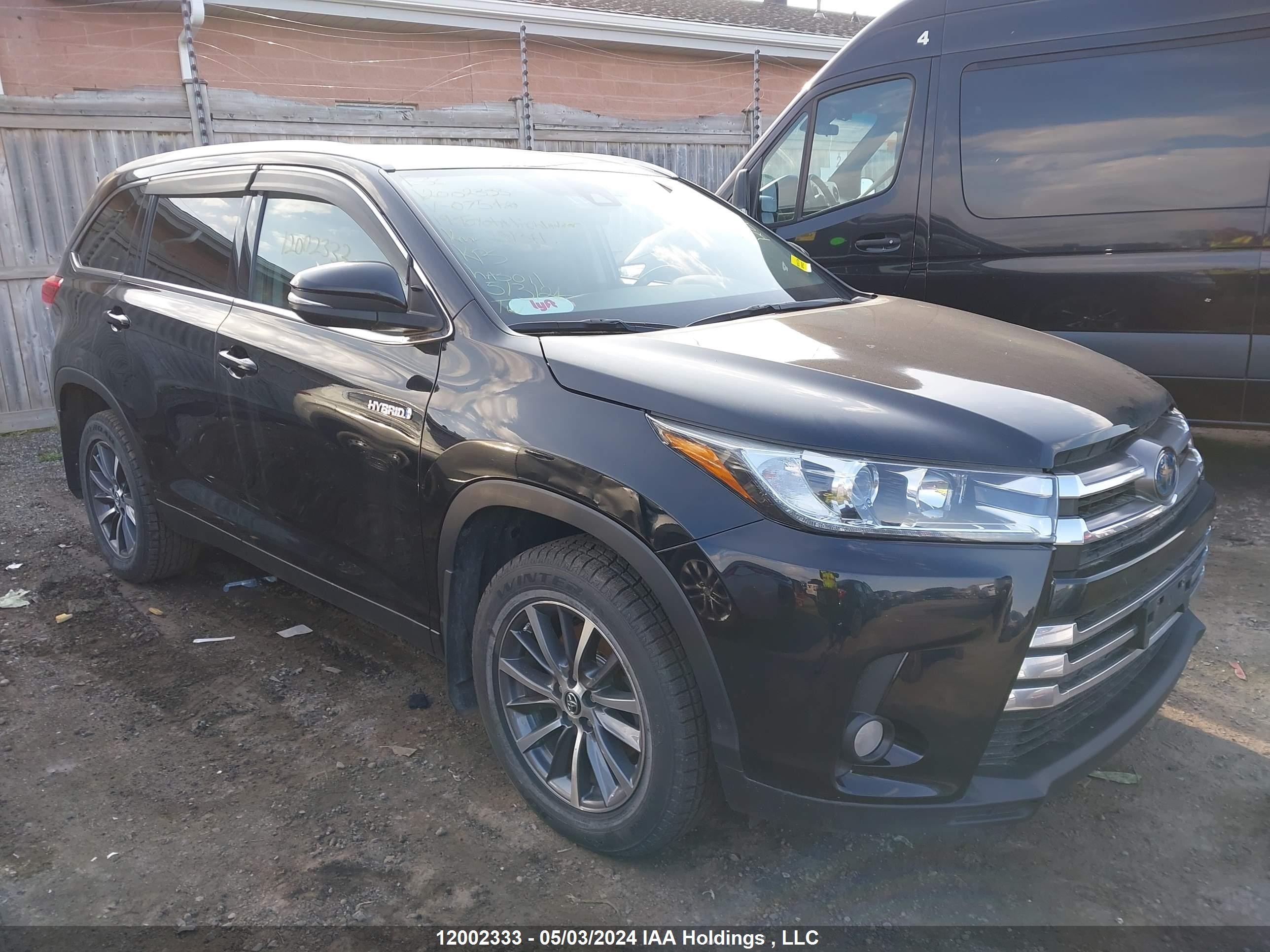 TOYOTA HIGHLANDER 2019 5tdjgrfh8ks075420