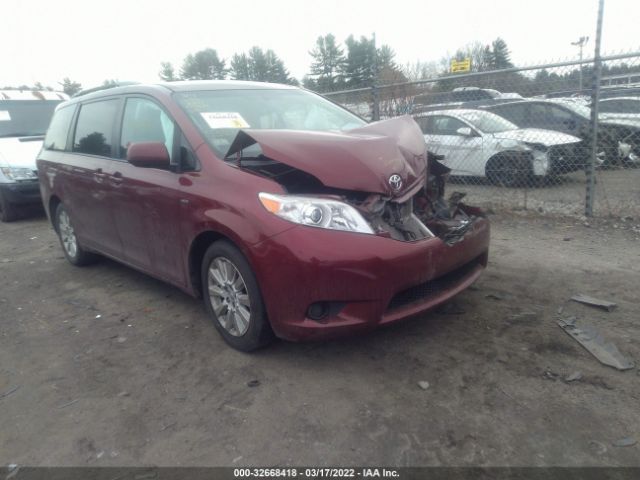 TOYOTA SIENNA 2016 5tdjk3dc0gs132297