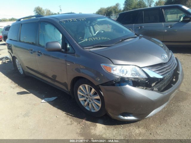 TOYOTA SIENNA 2016 5tdjk3dc4gs138054