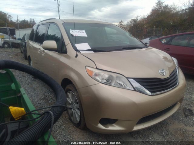 TOYOTA SIENNA 2011 5tdjk3dcxbs003542