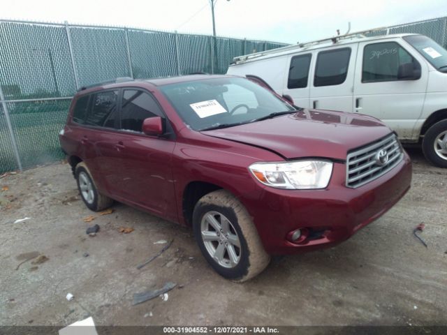 TOYOTA HIGHLANDER 2010 5tdjk3eh7as012398