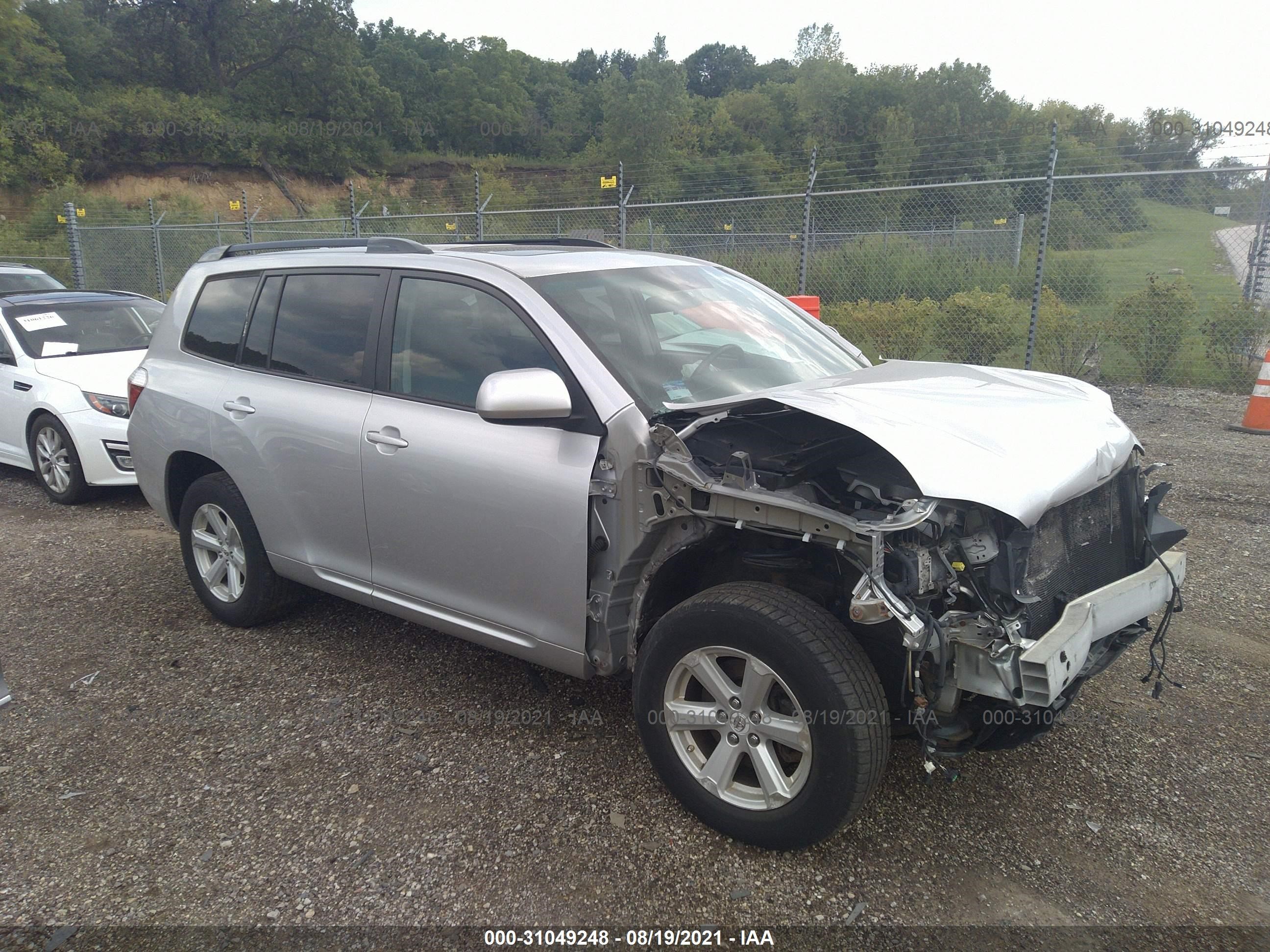 TOYOTA HIGHLANDER 2010 5tdjk3eh8as033650