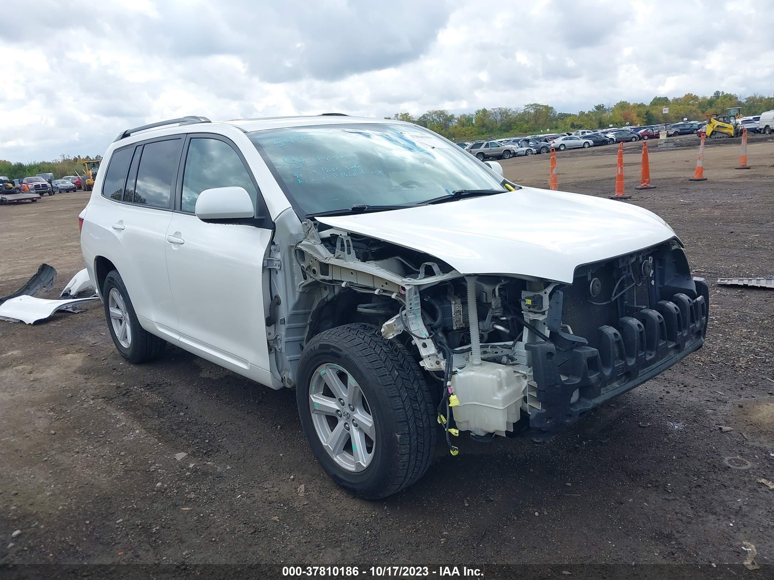 TOYOTA HIGHLANDER 2010 5tdjk3eh9as037531