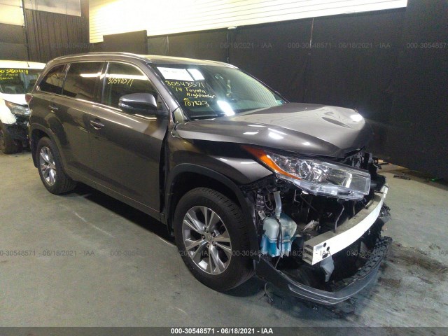 TOYOTA HIGHLANDER 2014 5tdjkrfh0es048862