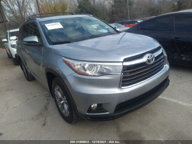 TOYOTA HIGHLANDER 2015 5tdjkrfh0fs086349