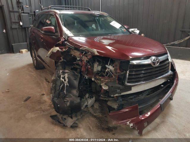 TOYOTA HIGHLANDER 2015 5tdjkrfh0fs127384