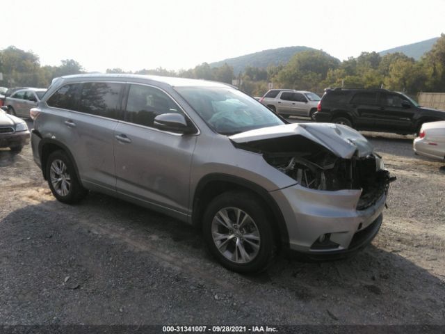 TOYOTA HIGHLANDER 2015 5tdjkrfh0fs147988