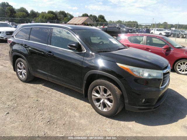 TOYOTA HIGHLANDER 2015 5tdjkrfh0fs148087