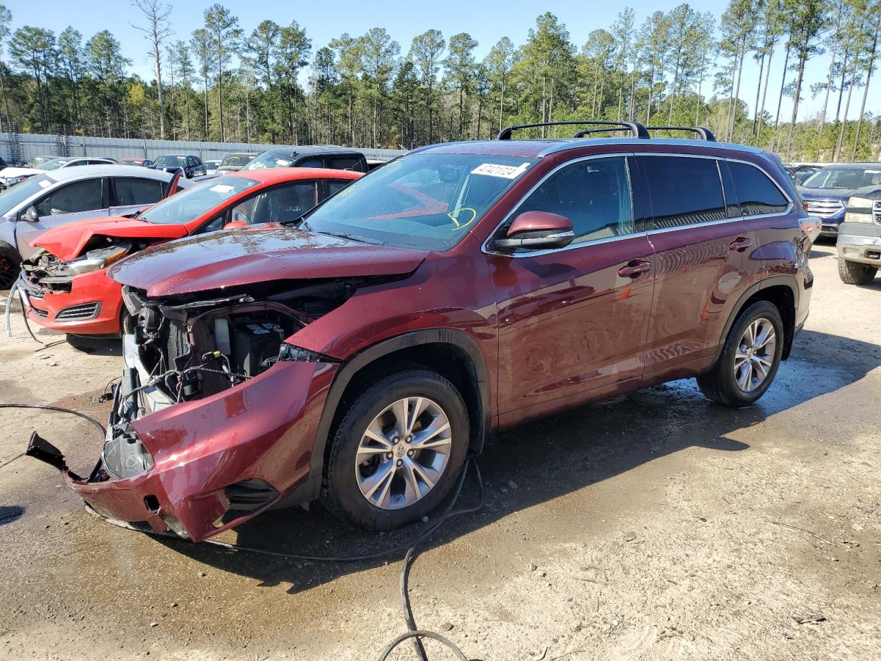 TOYOTA HIGHLANDER 2015 5tdjkrfh0fs157291