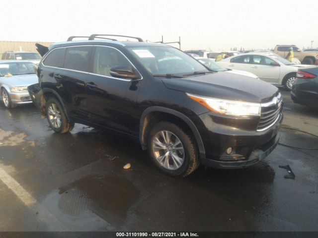 TOYOTA HIGHLANDER 2015 5tdjkrfh0fs182501