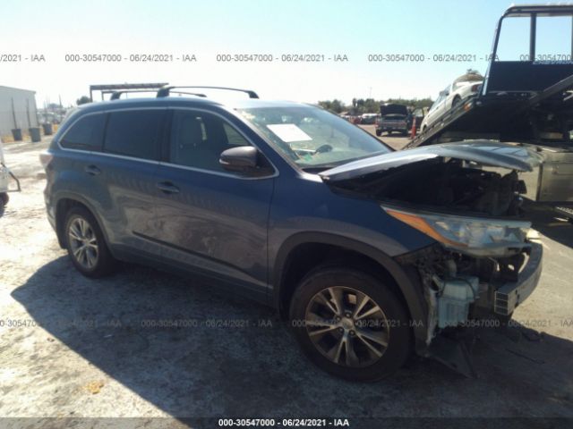 TOYOTA HIGHLANDER 2015 5tdjkrfh0fs194387