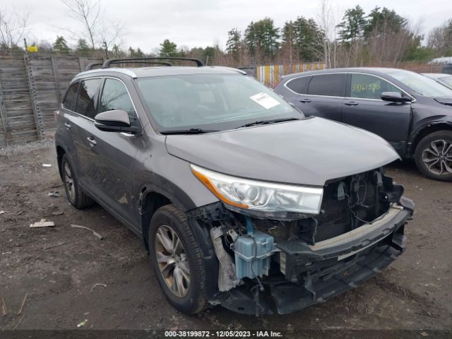 TOYOTA HIGHLANDER 2015 5tdjkrfh0fs218963