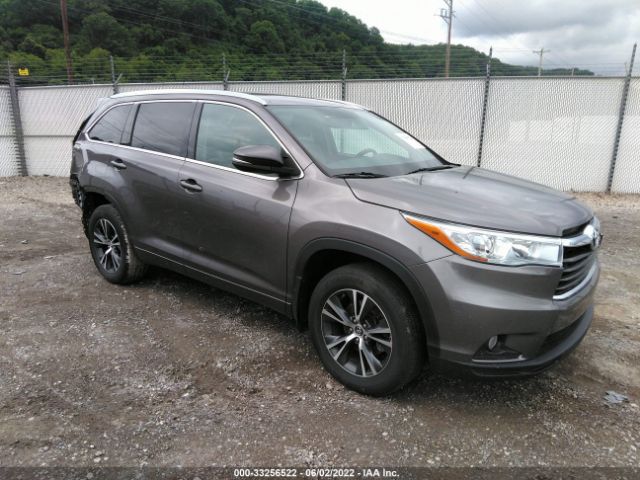 TOYOTA HIGHLANDER 2016 5tdjkrfh0gs240429