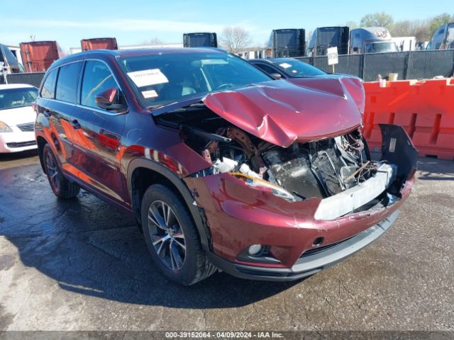 TOYOTA HIGHLANDER 2016 5tdjkrfh0gs277061