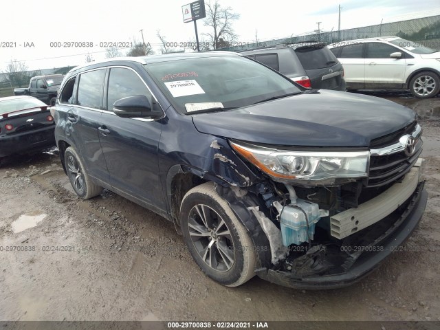 TOYOTA HIGHLANDER 2016 5tdjkrfh0gs316327