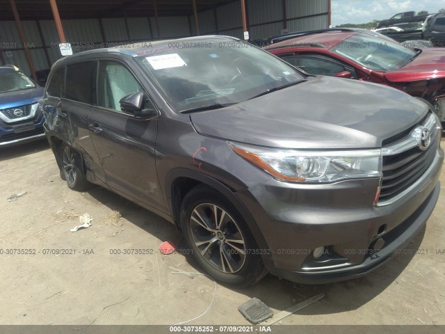 TOYOTA HIGHLANDER 2016 5tdjkrfh0gs330602