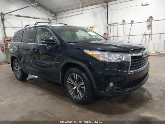 TOYOTA HIGHLANDER 2016 5tdjkrfh0gs500490