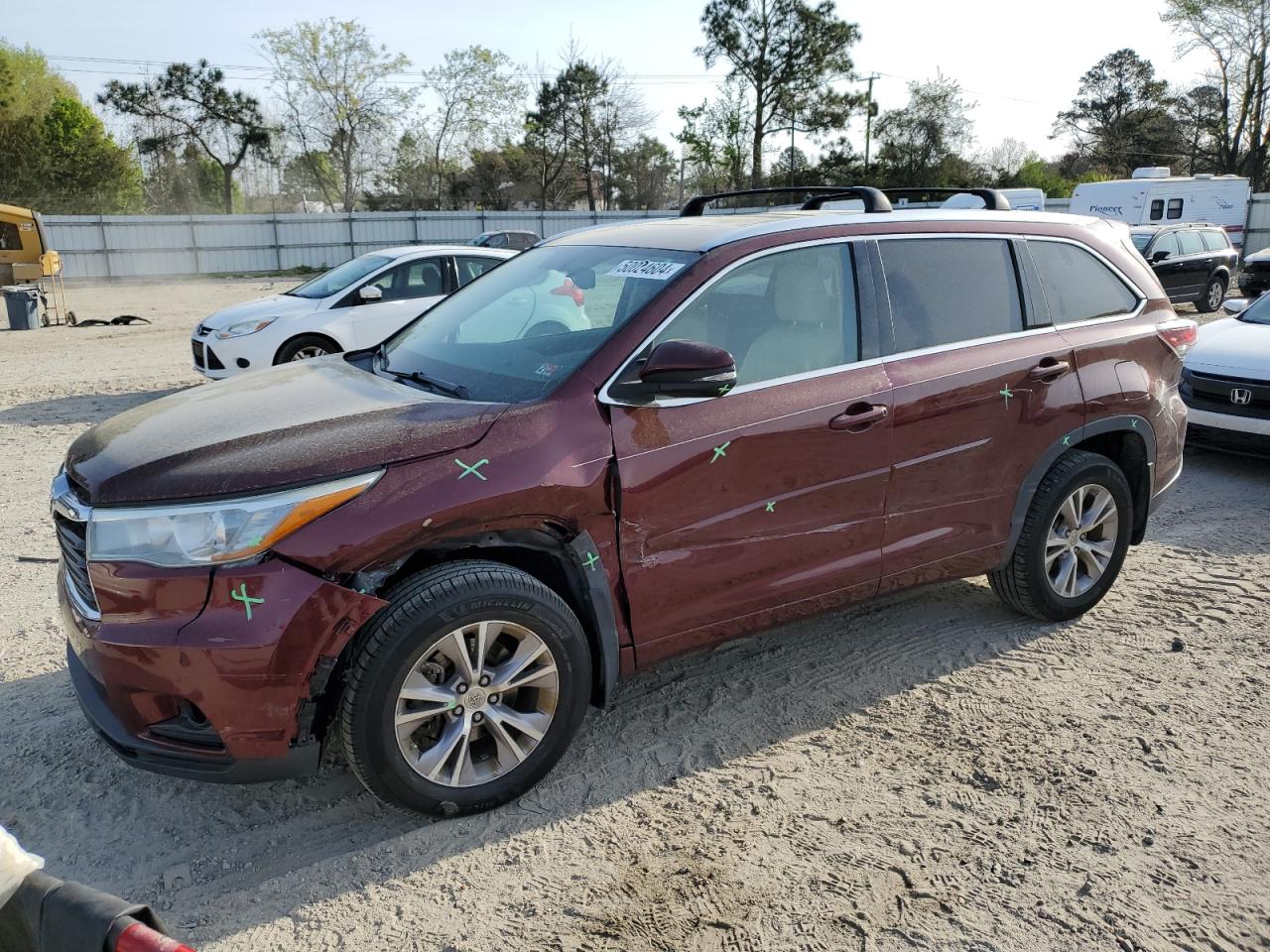 TOYOTA HIGHLANDER 2015 5tdjkrfh1fs098266