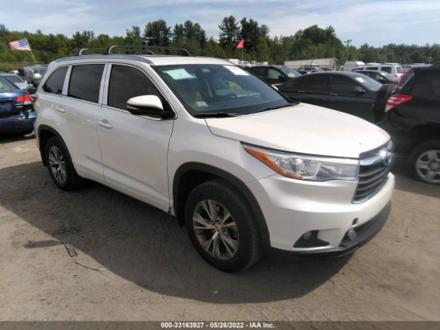 TOYOTA HIGHLANDER 2015 5tdjkrfh1fs106690