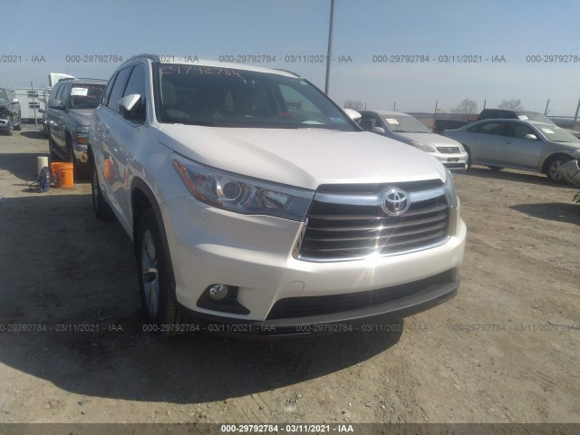 TOYOTA HIGHLANDER 2015 5tdjkrfh1fs109430