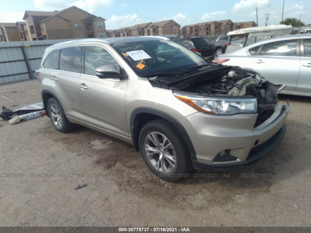 TOYOTA HIGHLANDER 2015 5tdjkrfh1fs116068