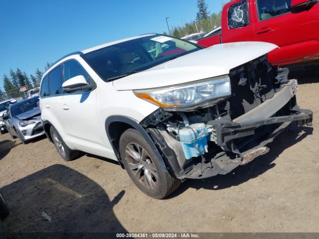 TOYOTA HIGHLANDER 2015 5tdjkrfh1fs222374