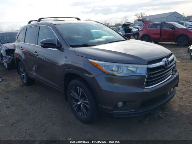 TOYOTA HIGHLANDER 2016 5tdjkrfh1gs248796