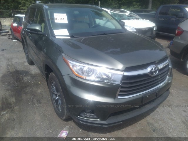 TOYOTA HIGHLANDER 2016 5tdjkrfh1gs260835