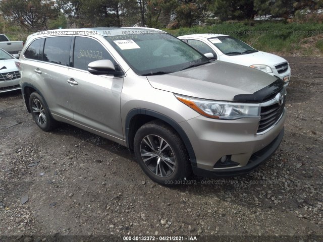 TOYOTA HIGHLANDER 2016 5tdjkrfh1gs275514