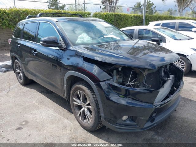 TOYOTA HIGHLANDER 2016 5tdjkrfh1gs290689