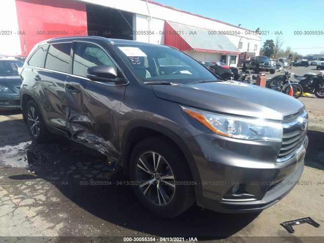 TOYOTA HIGHLANDER 2016 5tdjkrfh1gs355914