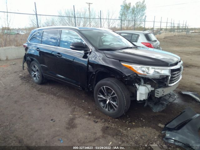 TOYOTA HIGHLANDER 2016 5tdjkrfh1gs503432