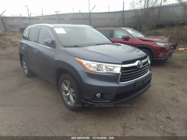 TOYOTA HIGHLANDER 2014 5tdjkrfh2es060012