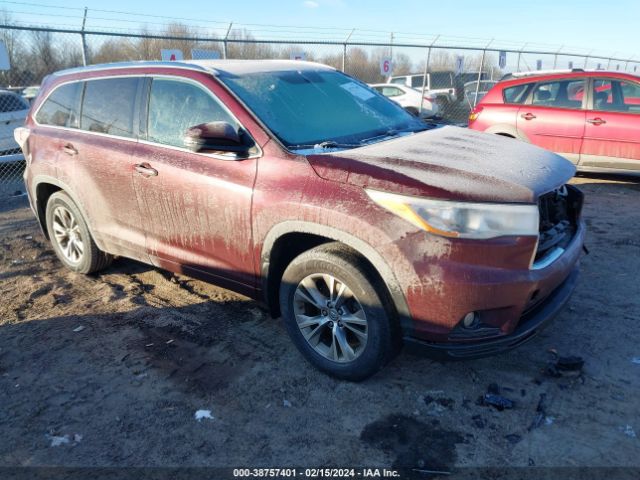 TOYOTA HIGHLANDER 2014 5tdjkrfh2es061760