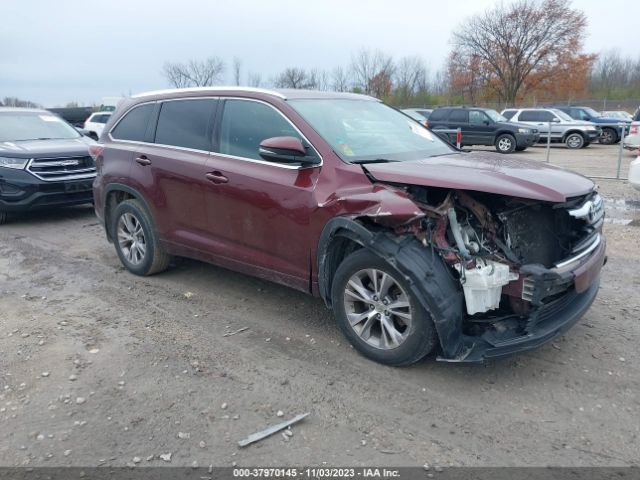 TOYOTA HIGHLANDER 2015 5tdjkrfh2fs117942