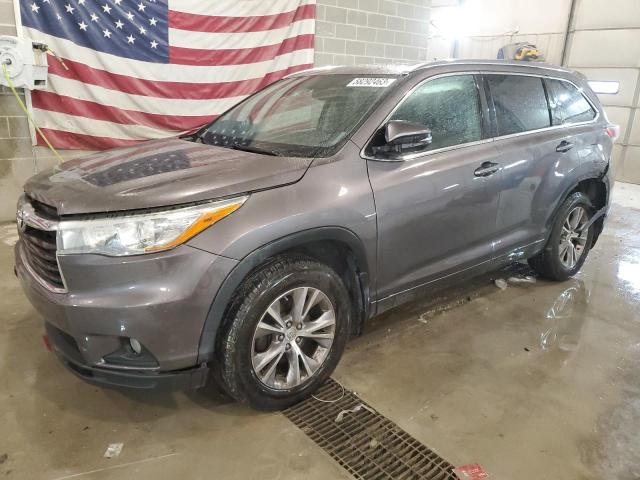 TOYOTA HIGHLANDER 2015 5tdjkrfh2fs125622