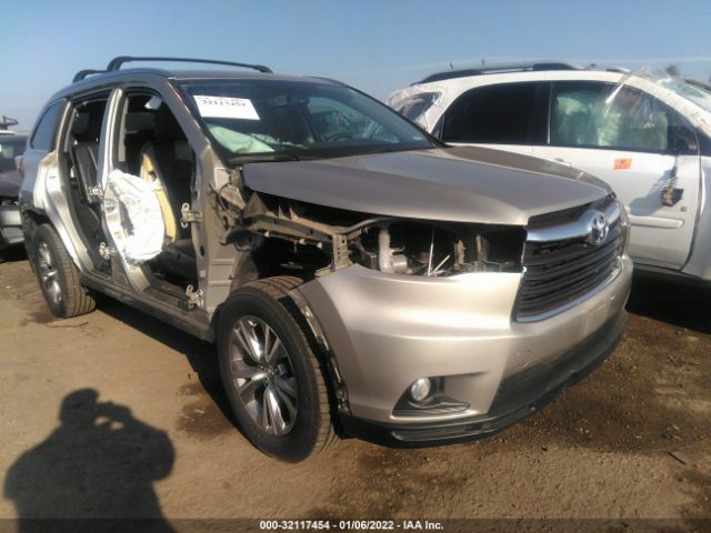 TOYOTA HIGHLANDER 2015 5tdjkrfh2fs135485