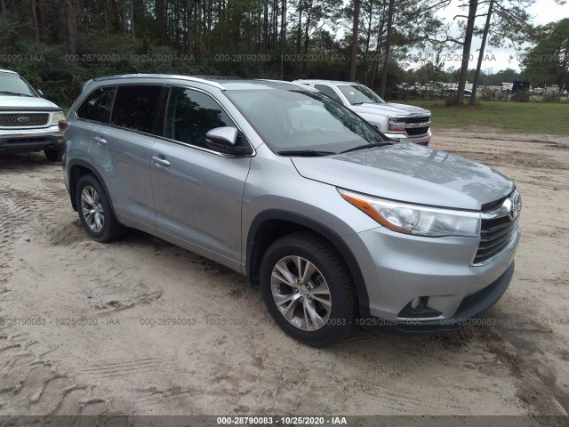 TOYOTA HIGHLANDER 2015 5tdjkrfh2fs158264