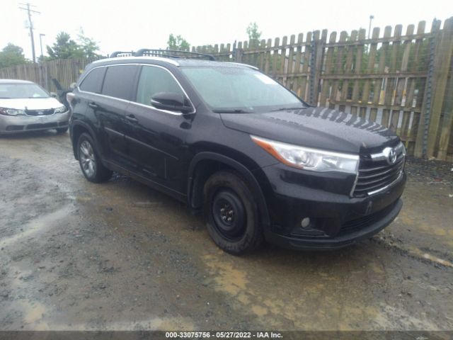 TOYOTA HIGHLANDER 2015 5tdjkrfh2fs184329