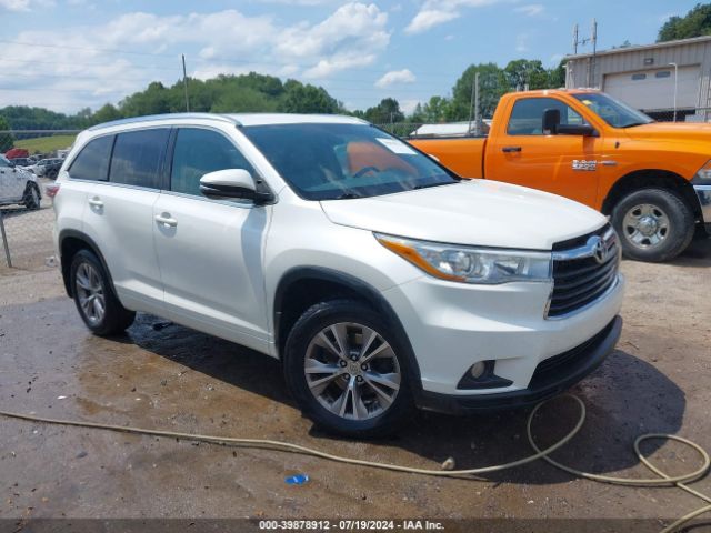 TOYOTA HIGHLANDER 2015 5tdjkrfh2fs187795