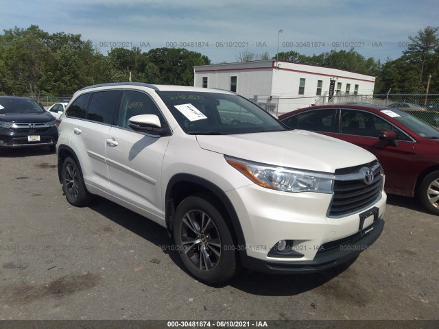 TOYOTA HIGHLANDER 2016 5tdjkrfh2gs247351