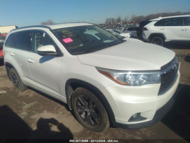 TOYOTA HIGHLANDER 2016 5tdjkrfh2gs252680