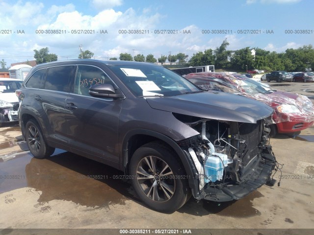 TOYOTA HIGHLANDER 2016 5tdjkrfh2gs306284