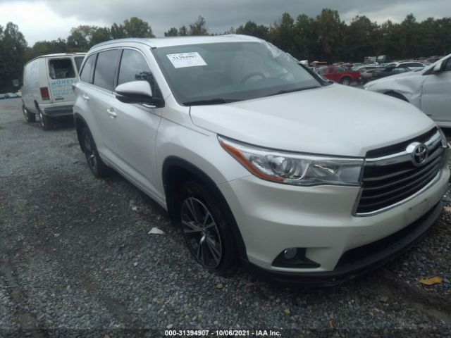 TOYOTA HIGHLANDER 2016 5tdjkrfh2gs351130